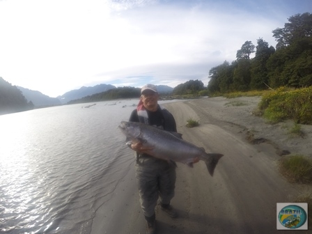 Fotos da pesca esportiva em Chaiten no Chile